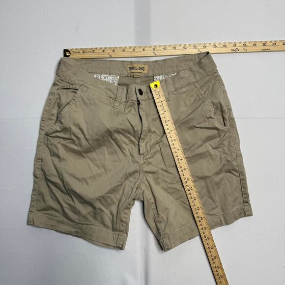Vintage Devil-Dog Khaki Short With Relaxed Fit Size 32W - Picture 5 of 5